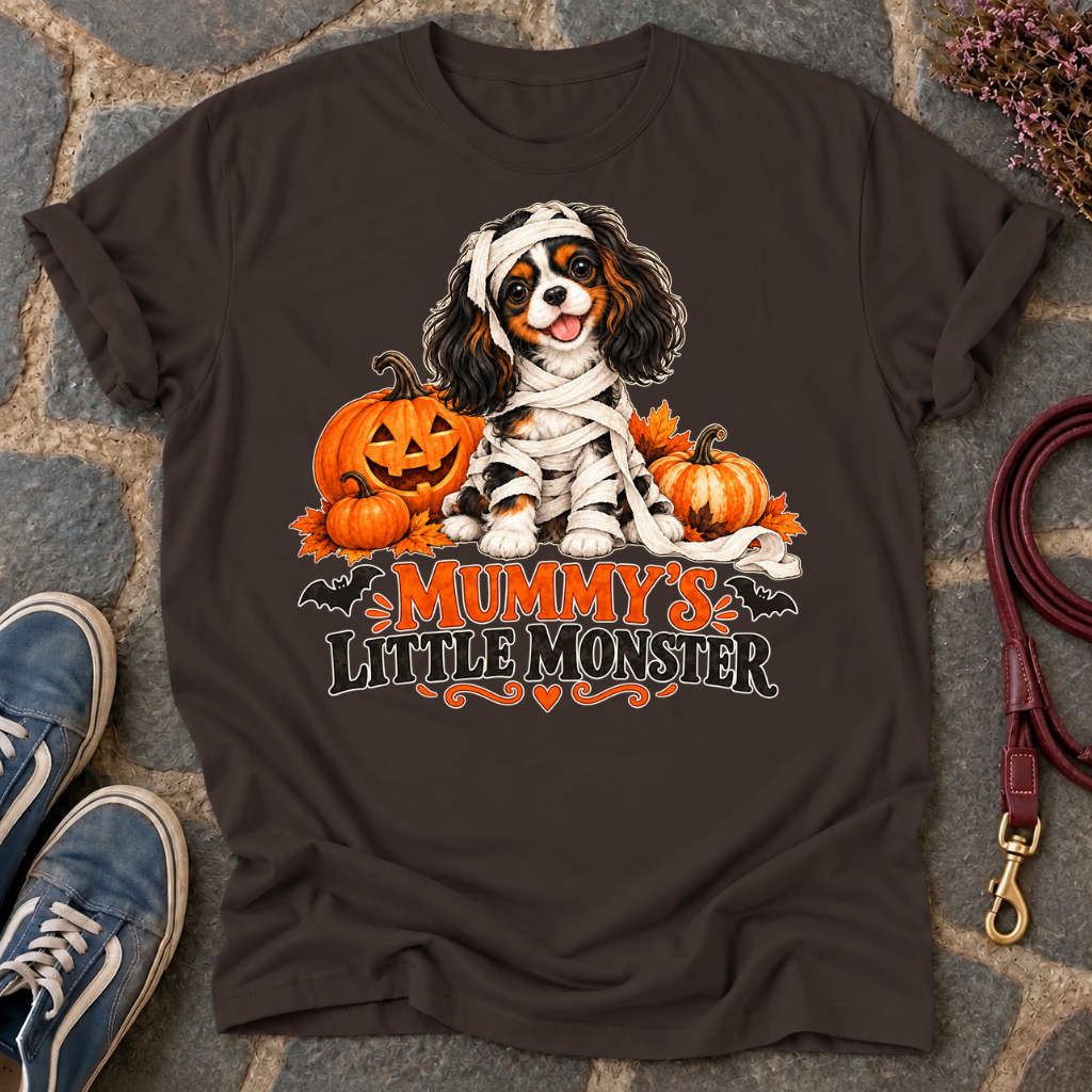 Mummy's Little Monster Tri-Color T-Shirt