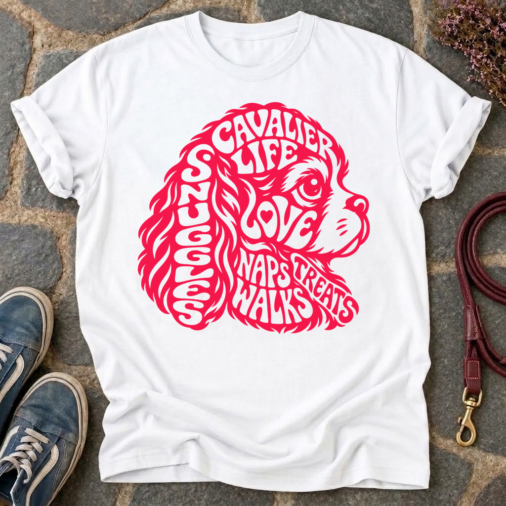 A Dog’s Life in Words T-Shirt