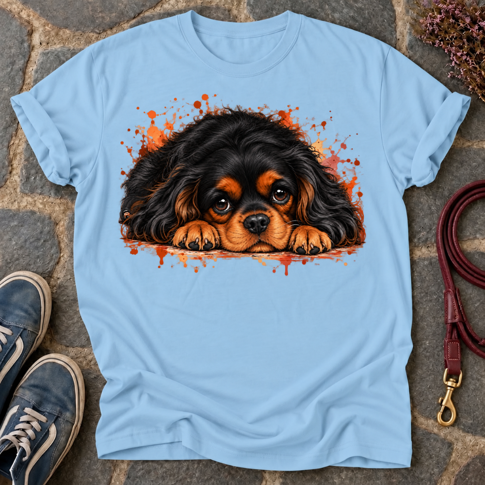 Pretty Please Black & Tan T-Shirt