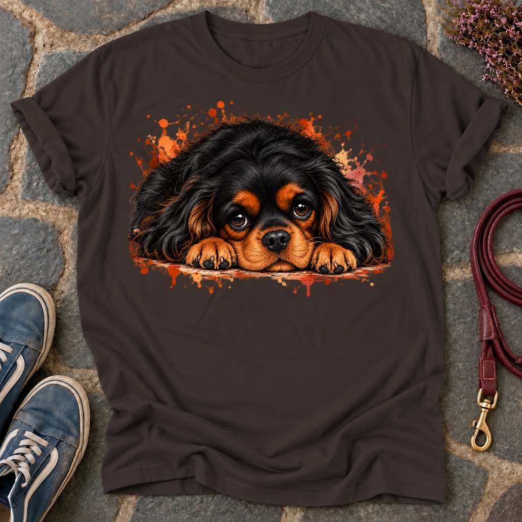 Pretty Please Black & Tan T-Shirt