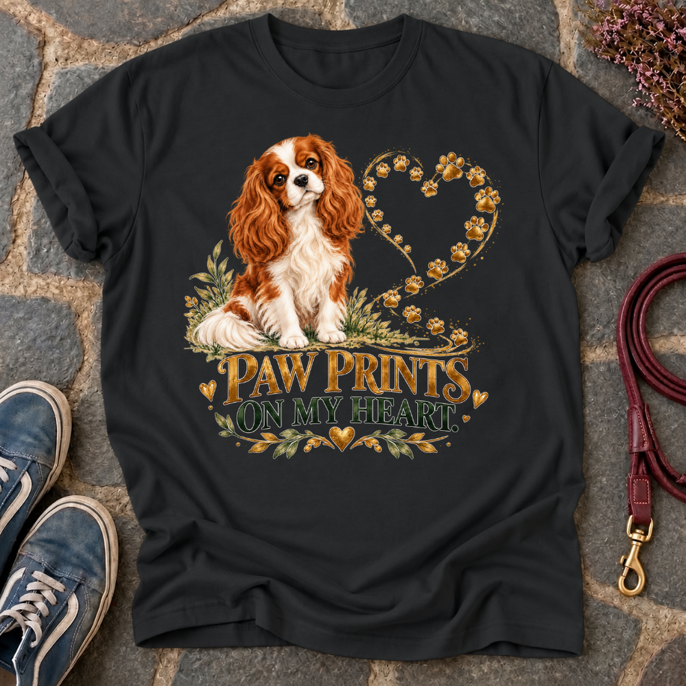 Paw Prints On My Heart T-Shirt