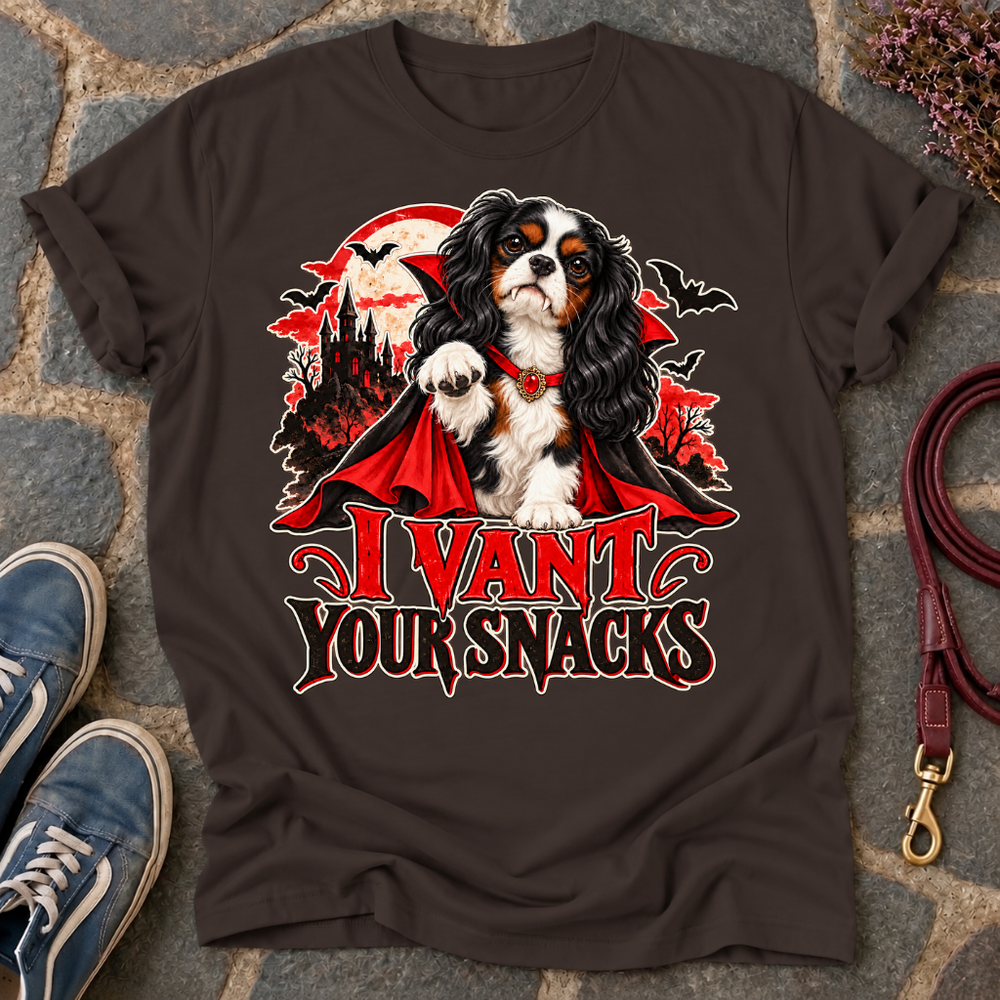 I Vant Your Snacks Tri-Color T-Shirt