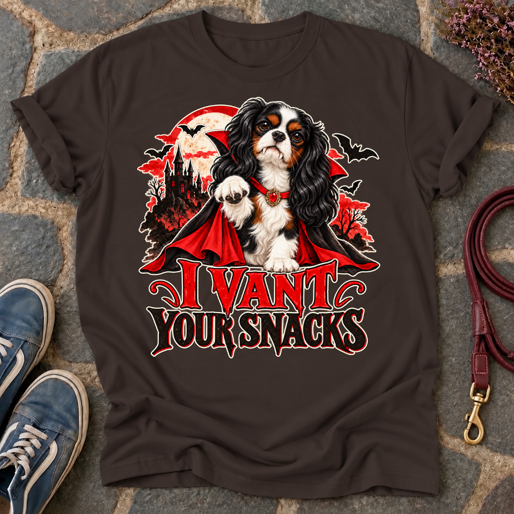 I Vant Your Snacks Tri-Color T-Shirt