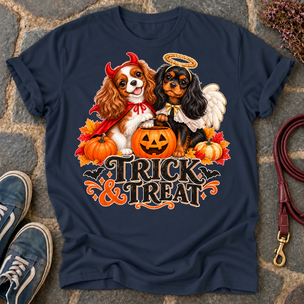 Trick & Treat Blenheim + Black & Tan T-Shirt