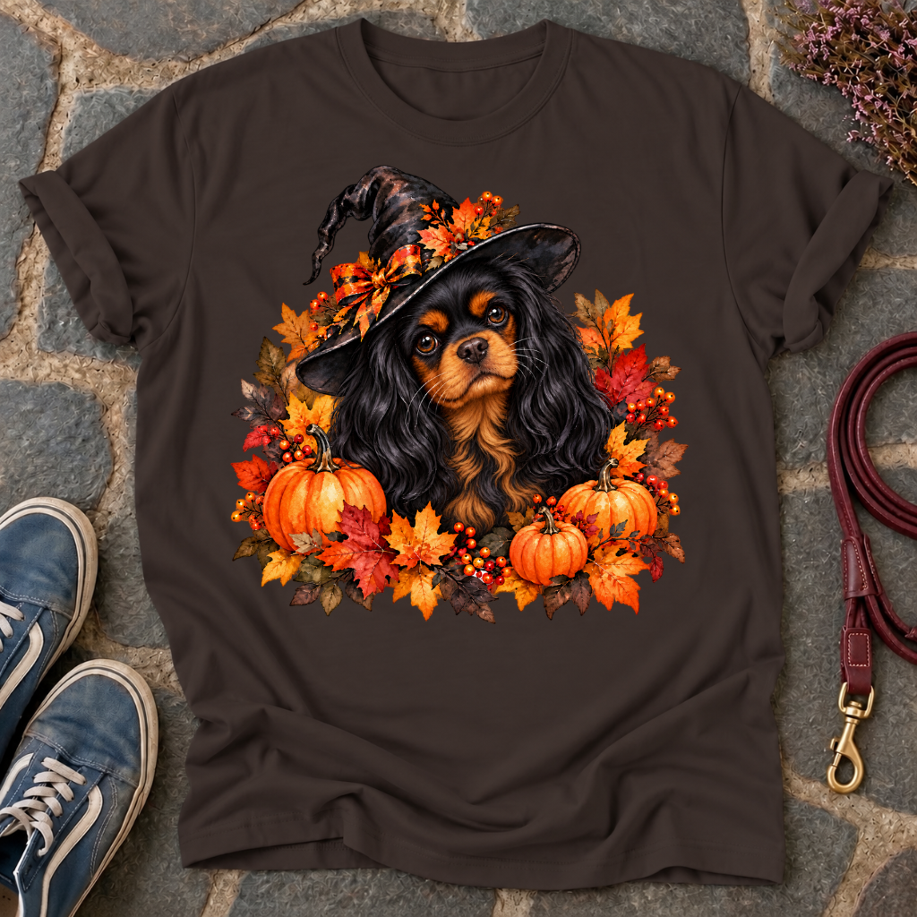 Bouquet Of Halloween Black & Tan T-Shirt