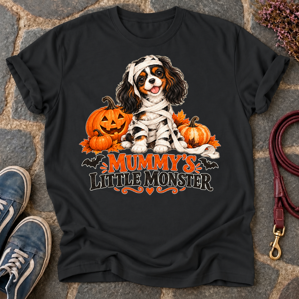 Mummy's Little Monster Tri-Color T-Shirt